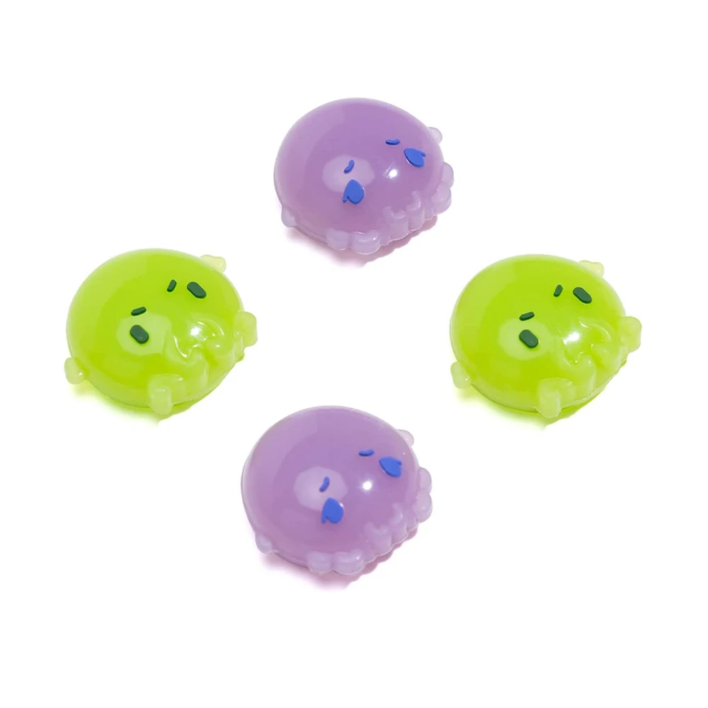 

4pcs Luminous Silicone Thumb Grip Caps Compatible with Nintendo Switch/Switch Lite/Switch OLED Joystick Protective Cover
