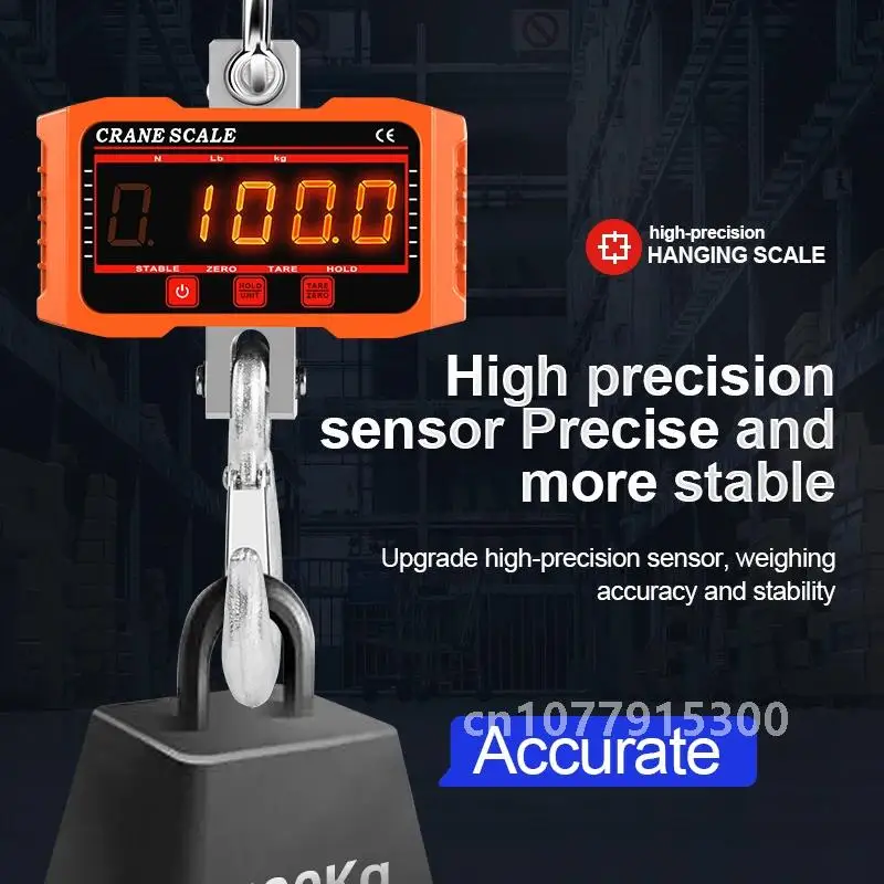 500 кг/1500 кг цифровые крановые весы с высокой нагрузкой промышленные электронные