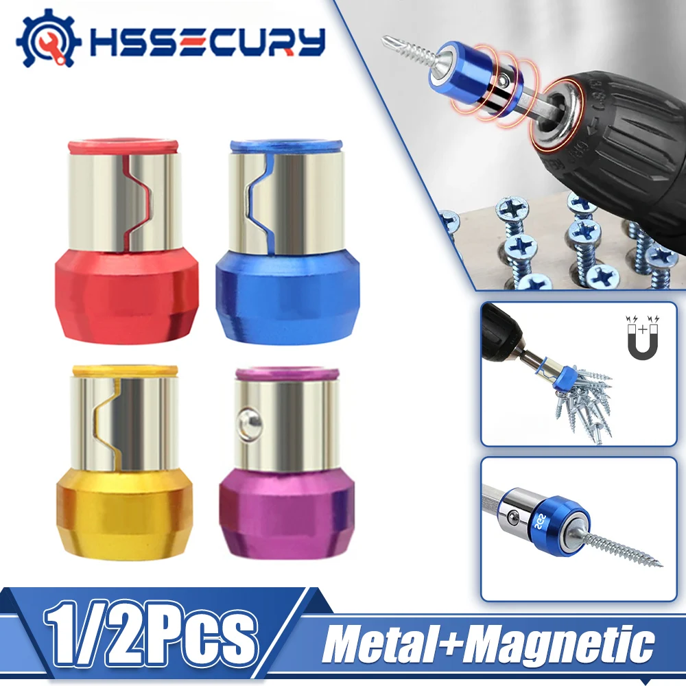 

Universal Magnetic Ring Alloy Magnetic Ring Screwdriver Bit Anti-corrosion Strong Magnetizer Drill Magnetic Ring Bit Magnetizer