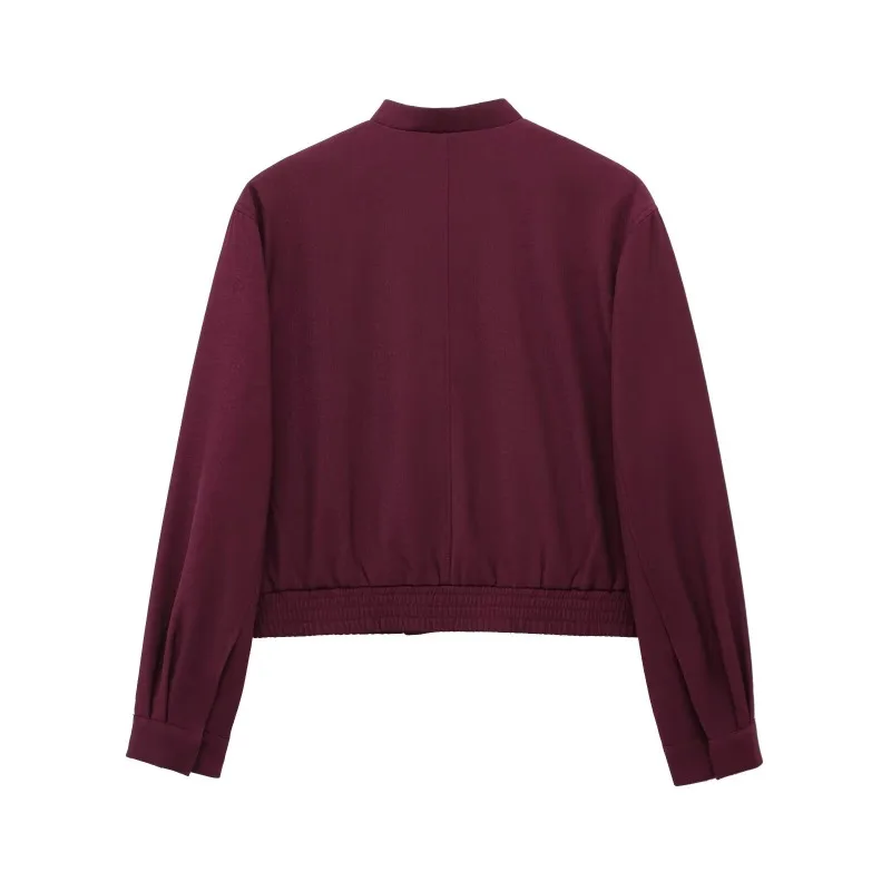 Весна 2025 г. дышащий костюм комплект с воротником-стойкой офисная одежда брюки из