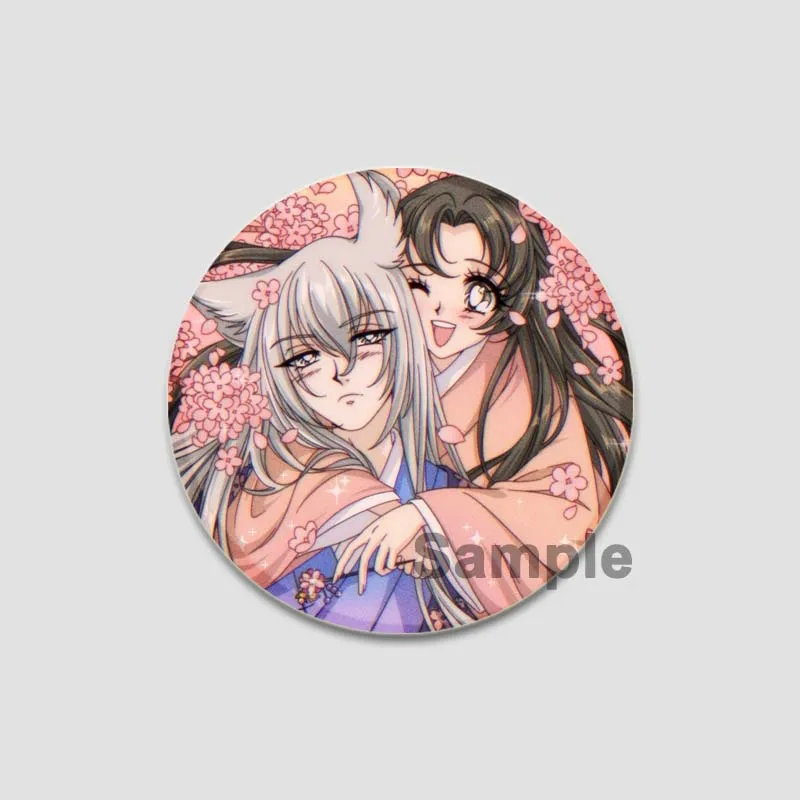 

Пластиковые булавки Kamisama Kiss 32/44/58 мм