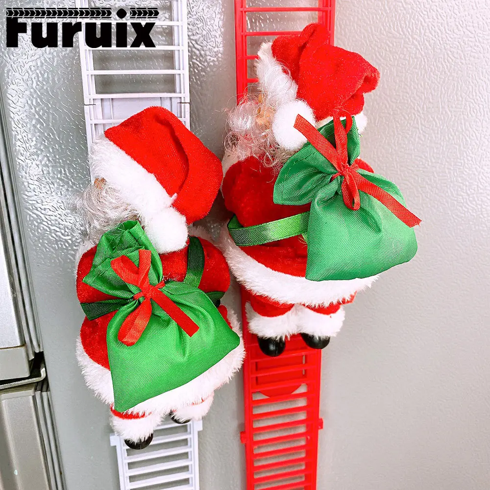 

Одиночная лестница, электрическая подъемная занавеска из бусин, подъемная лестница, искусственная игрушка для кукол Санты