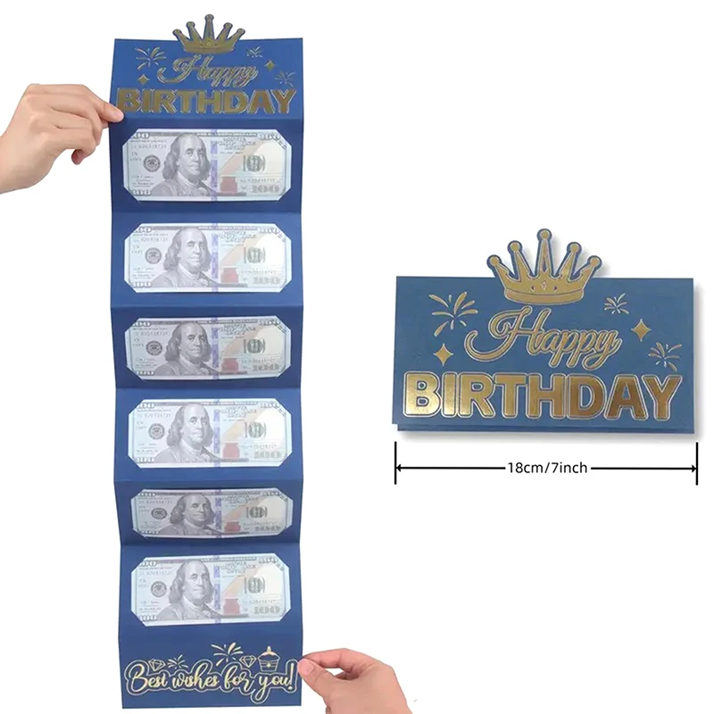 

Цельные конверты на день рождения; Поздравительная открытка с деньгами для детей и подростков на день рождения