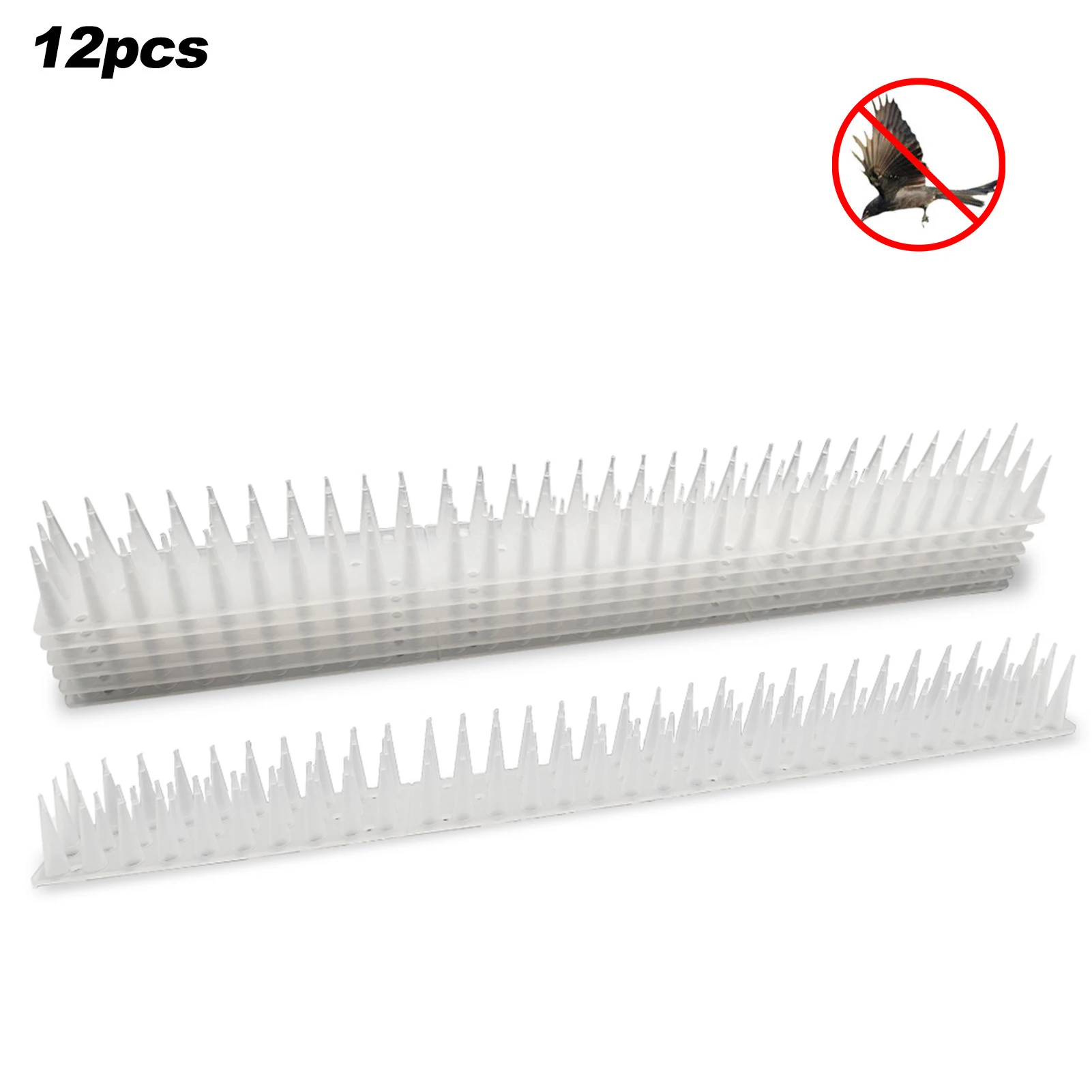 

Bird Defender Spikes Animal Repel Tool Animal Repellents Spikes for Small Birds Pigeon Squirrel Raccoon Cats Crow Balcony Roof