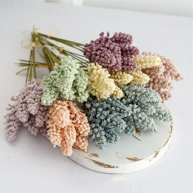 Оптовая продажа комплект растений лаванда дешевый искусственный цветок