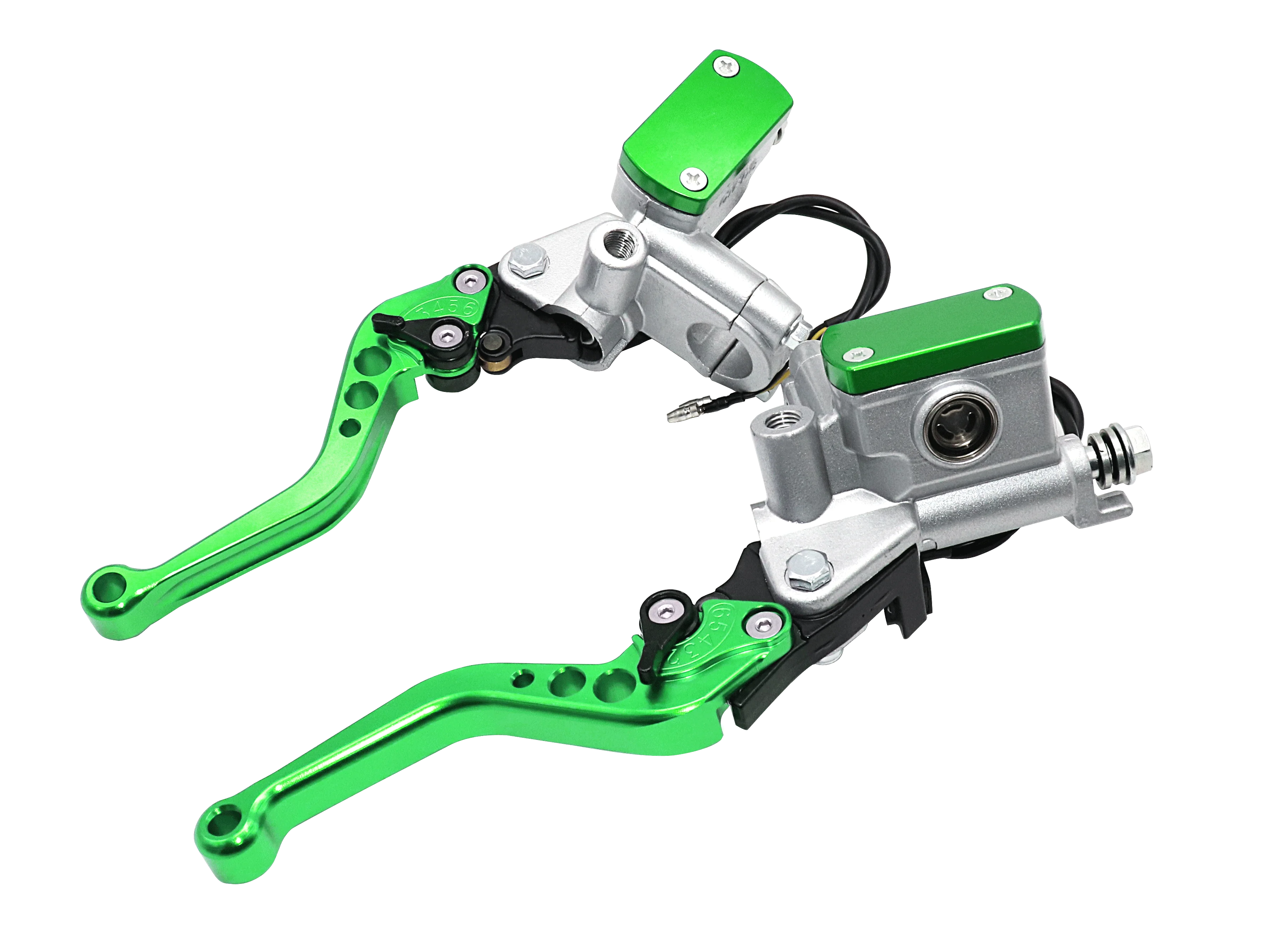 Запчасти для мотоциклов пара гидравлических тормозов сцепления Главный цилиндр насос 7/8 дюйма 22 см диаметр тормозной ручки для Honda Yamaha