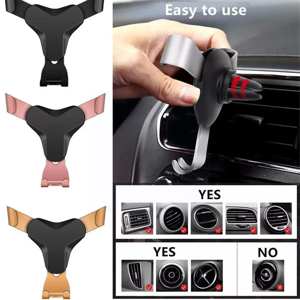 

Гравитационный держатель для автомобиля, держатель для телефона с креплением на вентиляционное отверстие, автомобильная подставка для сма...