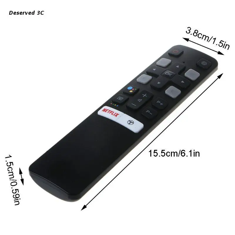 R9CB Television Voice Remote Control Replacement Service Smart TV Remote Control RC802V Compatible with TCL 65P8S 49S6800FS images - 6