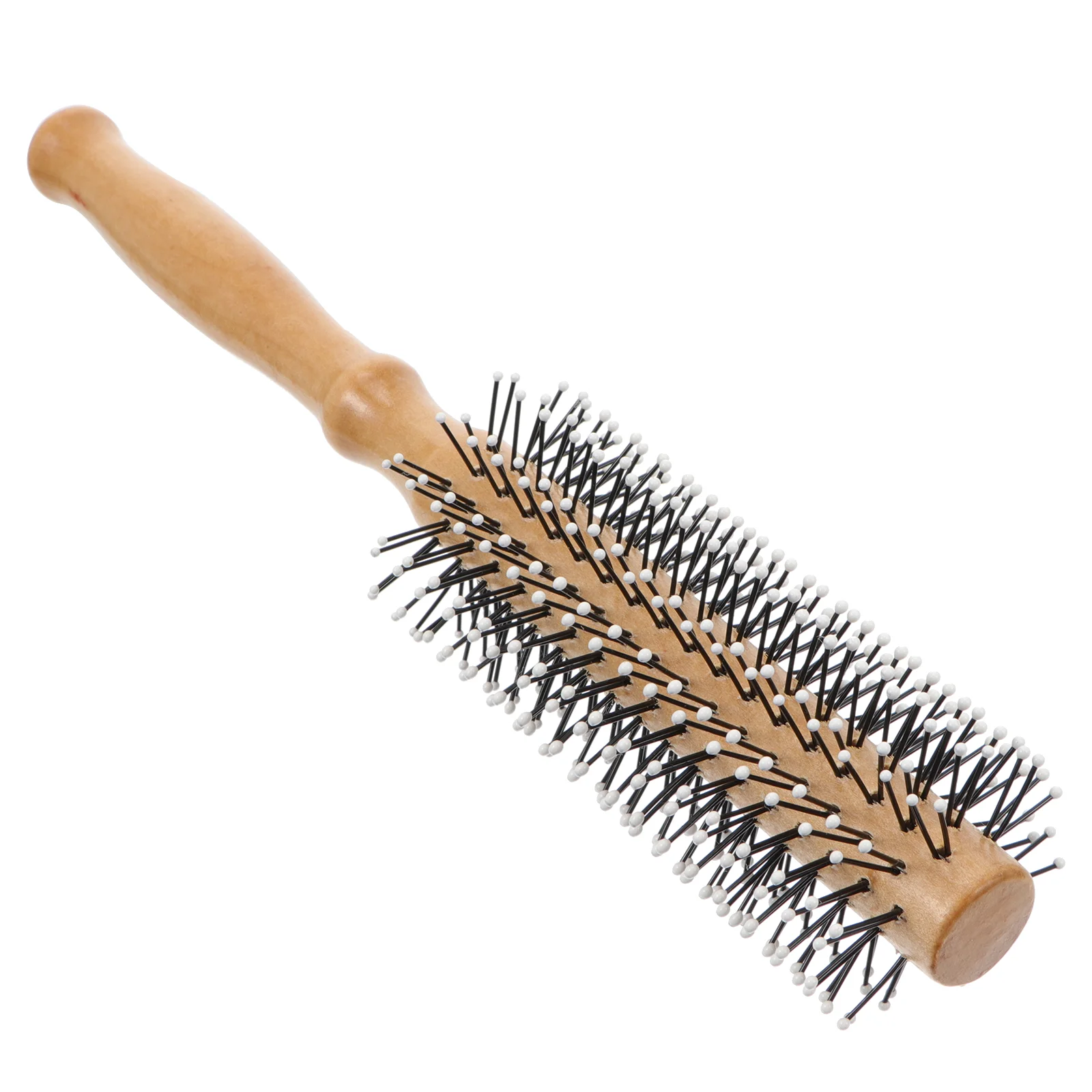 

Brush Hair Comb Round Blow Wood Roller Detangling Drying Hairdressing Boar Detangler Straightener Curly Scalp Styling Head Dry