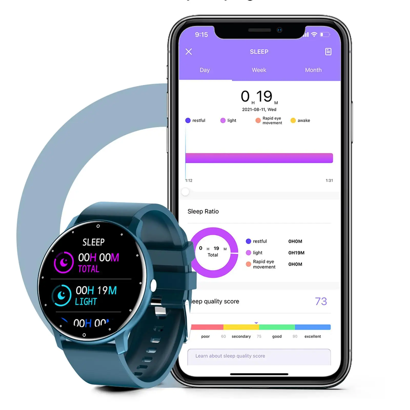 1 28 дюймовые Смарт-часы Zl02D FitnessTracker Шагомер Секундомер сенсорный экран браслет