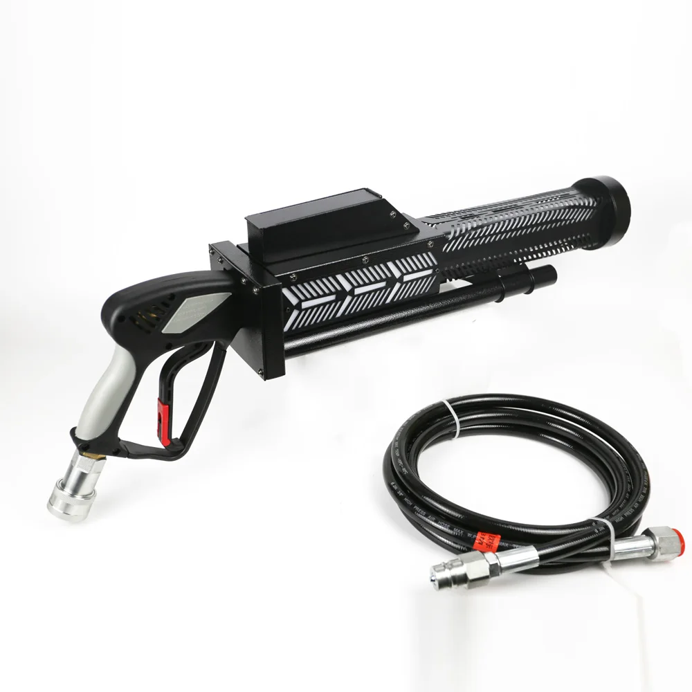 RGB Led Co2 Air Column Gun CO2 Ручной атмосферный пистолет Atmosphere Props Dry Ice Jet Bar Dj Fog Spray Cannon Machine