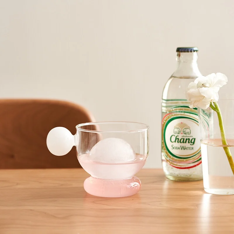 

Creative Water Cup wine Glass Cup Bubble Tea Ball Coffee Mug High Boro Silicate Cocktail