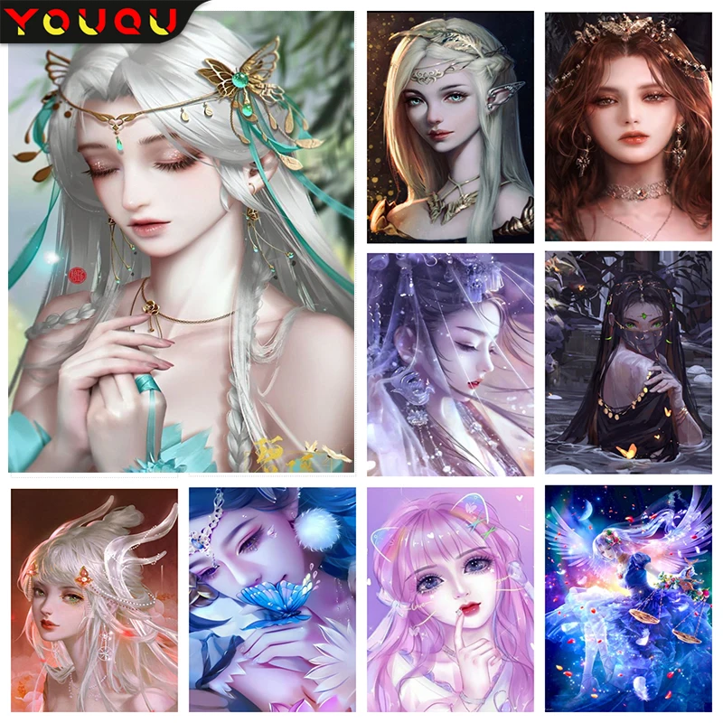 

Diamond Painting New Diy Paintings Art Images Cartoon Girls Crystals Embroidery Kit Cross Stitch Home Decor Decorative Picture