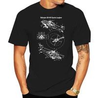 helicopter apache longbow patent print mens t shirt