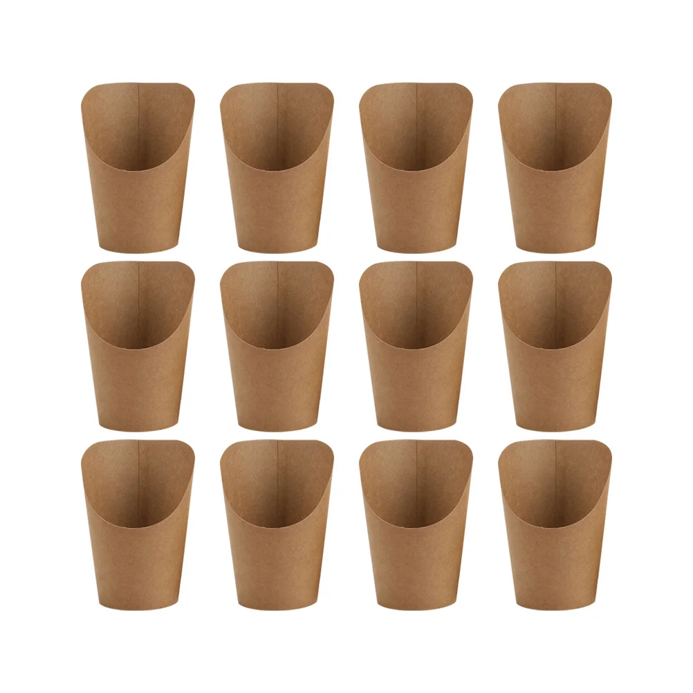 

Paper French Holder Cones Popcorn Cups Fry Fries Boxes Cup Out Take Snack Box Charcuterie Snacks Cone Kraft Disposable Party