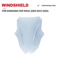 for kawasaki for ninja 1000 z1000 sx z1000sx z1000 sx 2017 19 2020 2021 motorcycle double bubble windshield windscreen deflector
