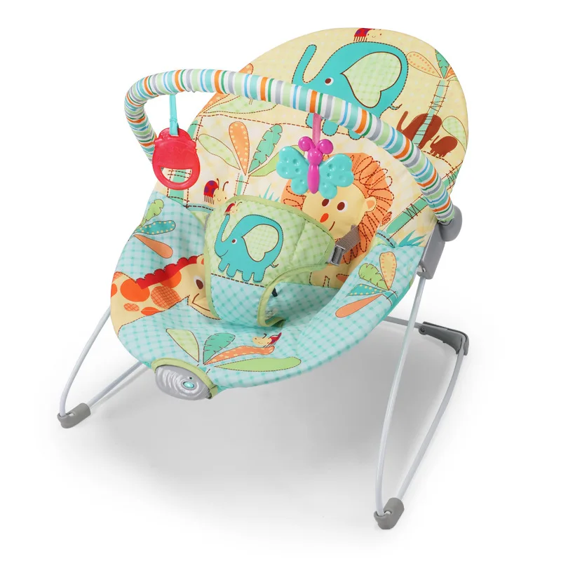 Infant Rocker With Music Breathable Bearing 13kg Baby Rocker