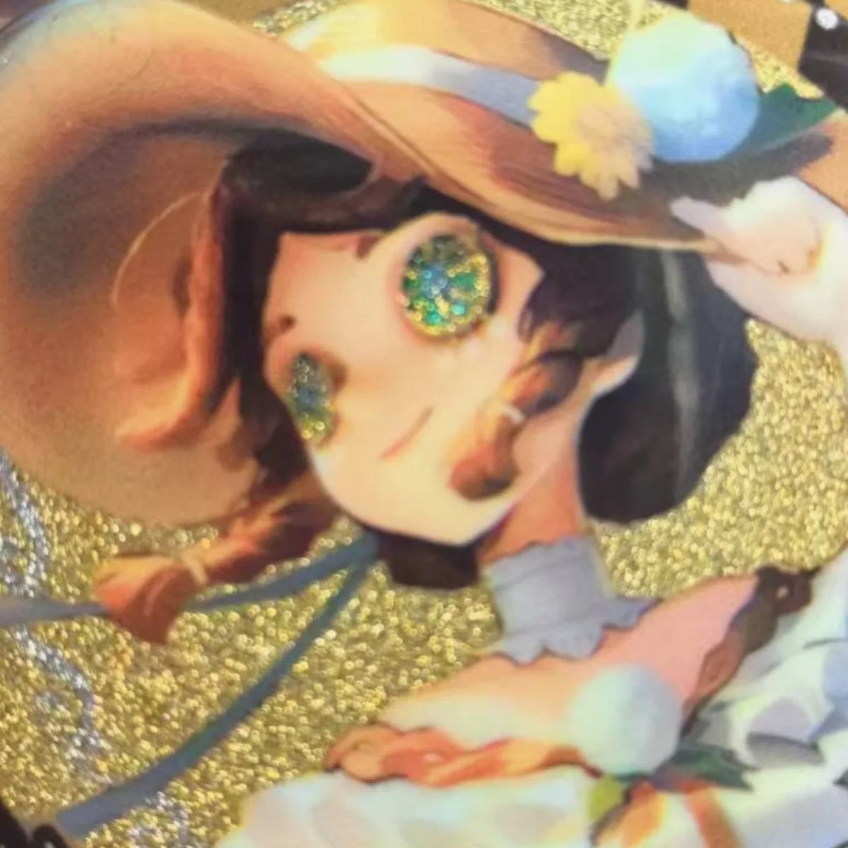 Фото Коллекционная брошь-значок Game IdentityV: Эмма Вудс и Лиза Бек (пара), 5.8 см, с двойным лазерным эффектом и блеском, подарок для фанатов аниме №4