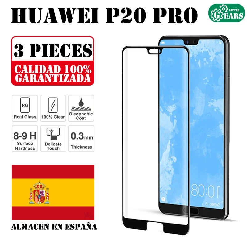 

Huawei P20 Pro Набор из 3 предметов полное закаленное стекло Защита для экрана ультратонкая Защита от царапин