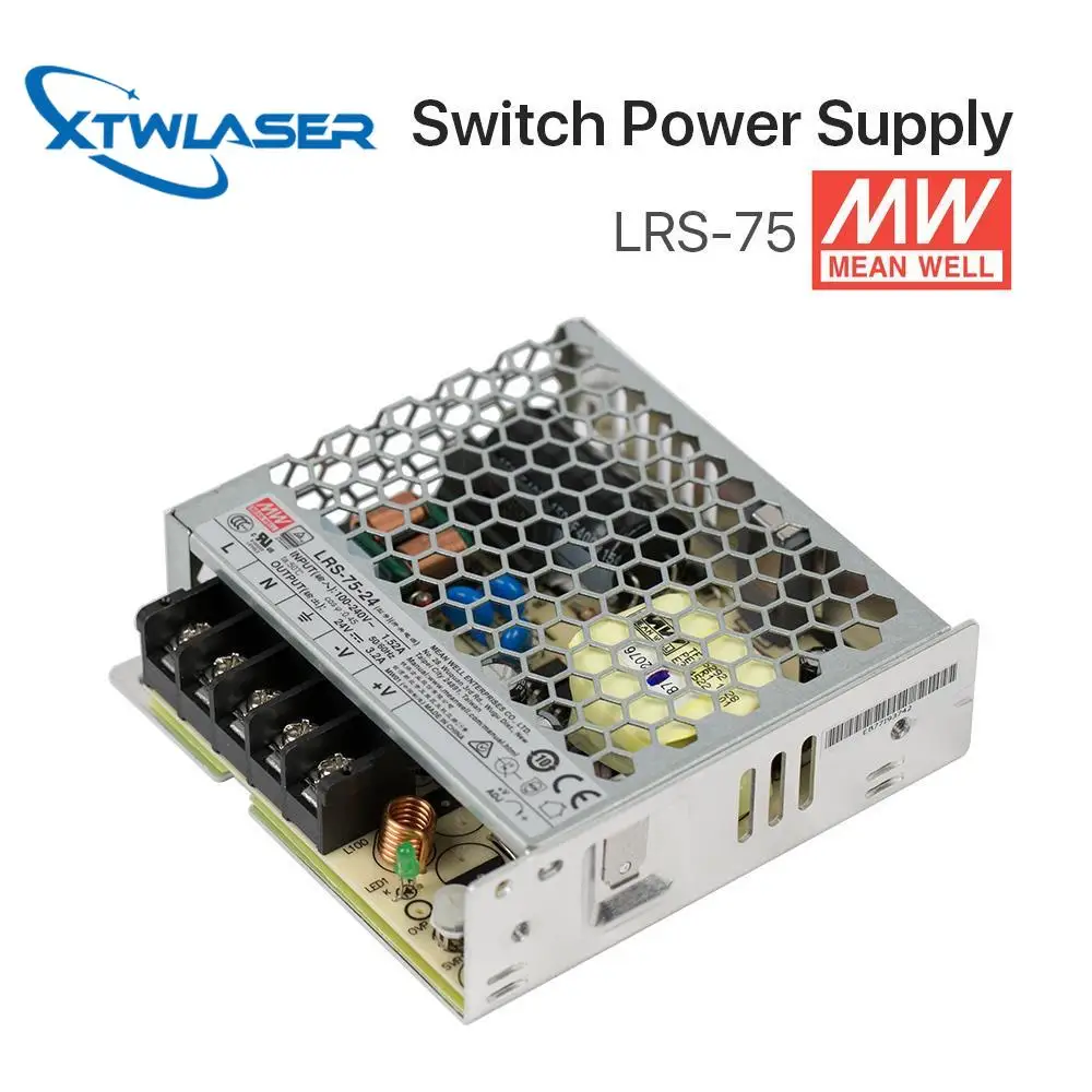 Импульсный источник питания XTWLASER импульсный 12 В 6 А/24 3 2 а 75 Вт оригинальный МВт