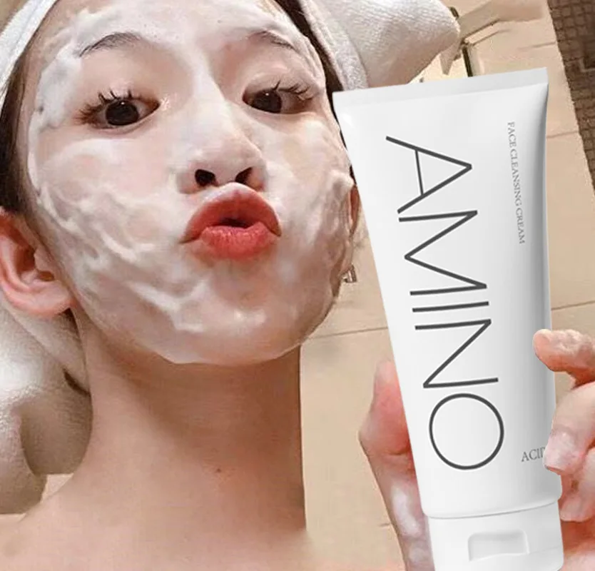 100g Amino Acid Cleanser Deep Cleansing Mild Oil Control and Pore Constriction  Facial Cleanser Facial Face Care Free Shipping