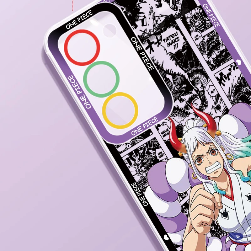 Прозрачный чехол для телефона с комиксами Luffy Zoro Samsung S24 S23 S22 S21 S20 S10 Ultra PLus FE A52 A72