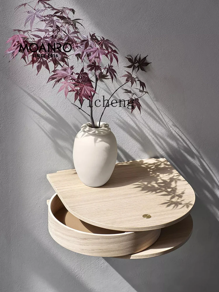 Подвесной прикроватный столик ZC полка настенный подвесной шкаф для спальни