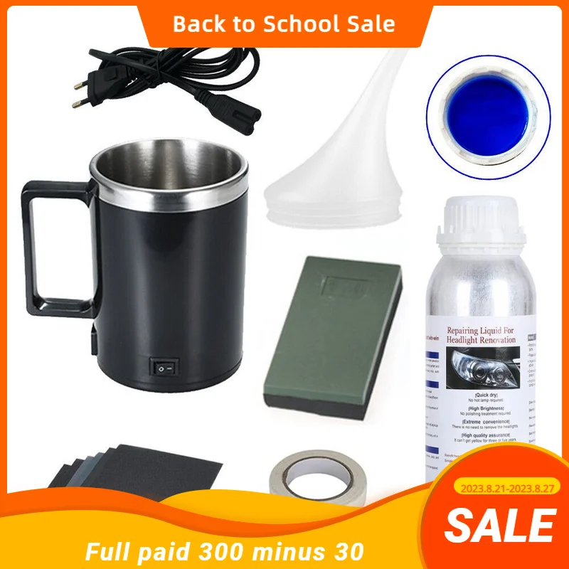 

Car Headlight Polisher Chemical Polished Car Headlight Polishing Cleaner Sandpaper Polish Liquid Repair Car Headlights Restorer