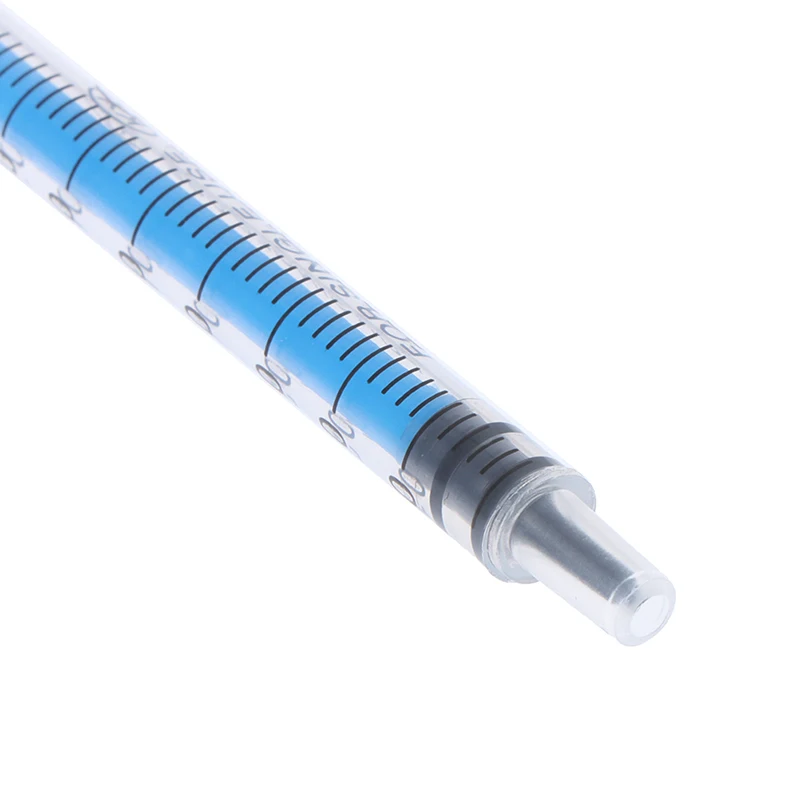 

10 шт. 1 мл пластиковый гидропонный анализатор одноразовый мерный питательный шприц для аппликатора клея