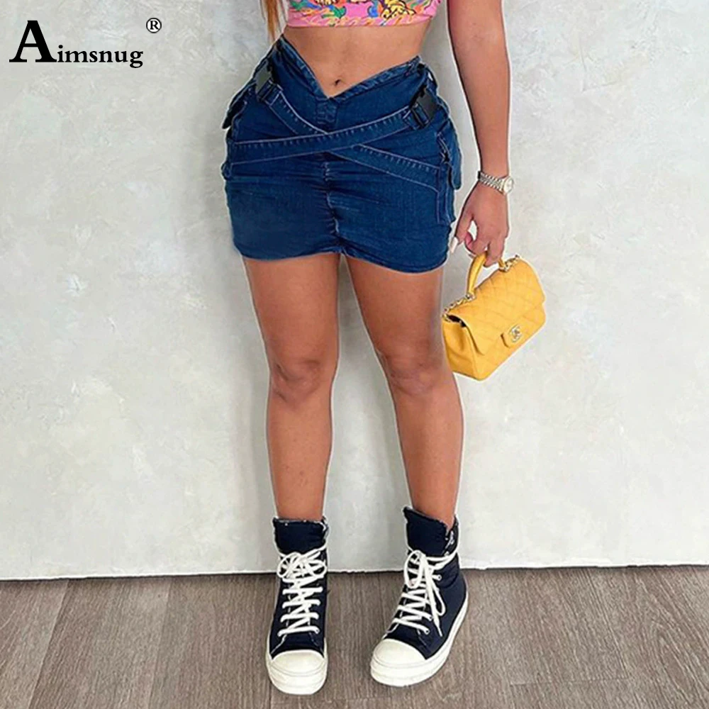 Aimsnug Женские джинсовые юбки