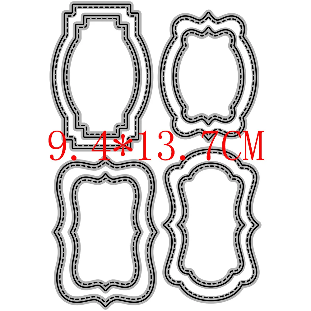 2022 AliliArts металлические штампы 8 шт. форма этикетки сделай сам скрапбукинг