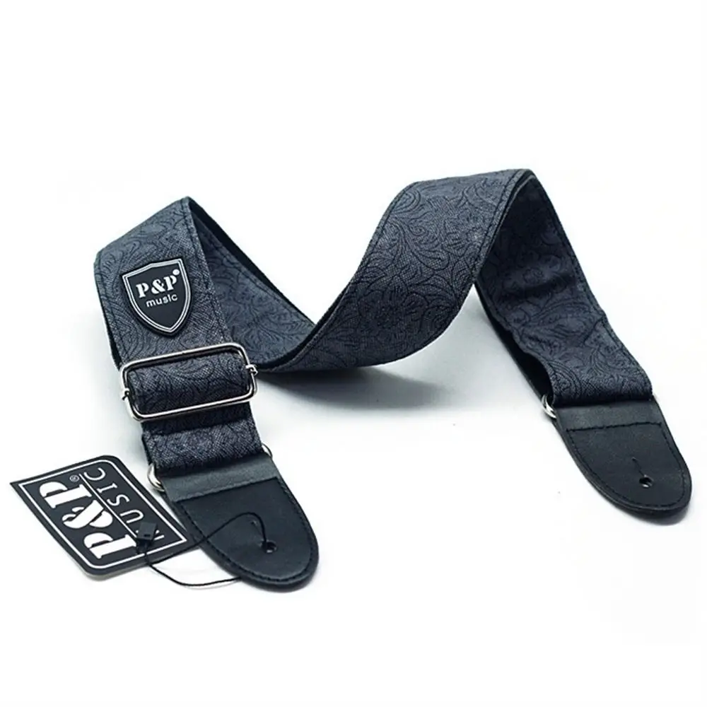 Регулируемый ремень для гитары винтажные ремни с тиснением электрогитары