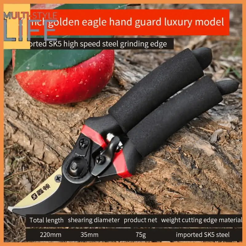 

Rustproof Plant Trim Horticulture Pruner Corrosion-resistant Wear-resistant Cordless Pruner Three-layer Cutter Head Non-rusting