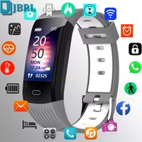 silicone smart bracelet women men smart band wristband for android ios waterproof heart rate monitor fitness tracker smartband