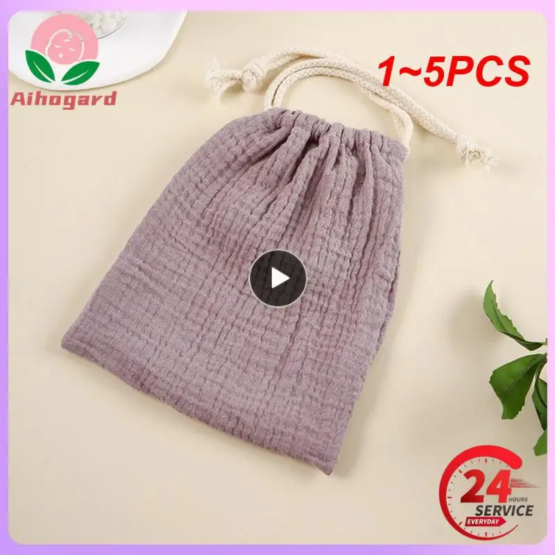 

1 ~ 5 шт. хлопковые детские сумки, веревочные подгузники, органайзер для подгузников, удобное полотенце для младенцев, предметы первой необходимости, подвесная сумка для подгузников