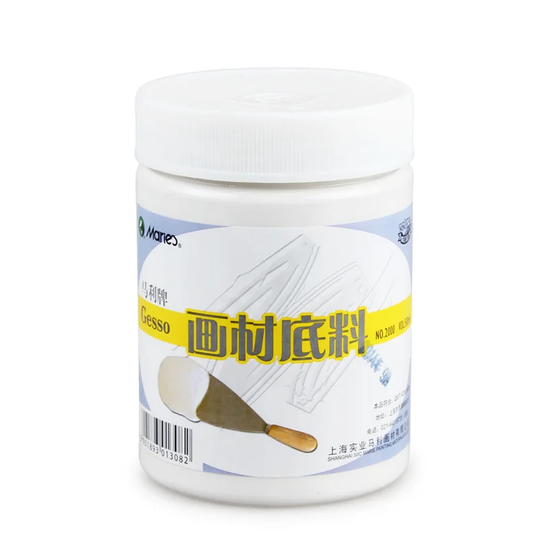 Tanie Nowy 500ml Obraz Olejny Kształtowanie Wklej Akrylowy średni Gruntowanie Artysta Kreatywny Diy Tekstury Malowanie Szybkie Suszenie Bez Pękania