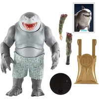 mcfarlane toys 15088 9 dc suicide squad movie megafig king shark gold label 7 inch action figure gift for children