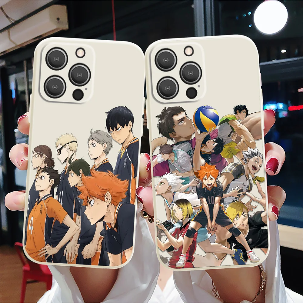 

Comic Style Case For IPhone 13 12 Mini 11 Pro Max XS X XR 7 8 Plus SE 2020 2022 Soft TPU Protection Fundas Volleyball Junior