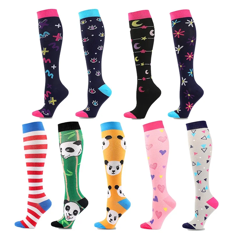 Компрессионные носки для мужчин и женщин гольфа уличные упражнения велосипедные