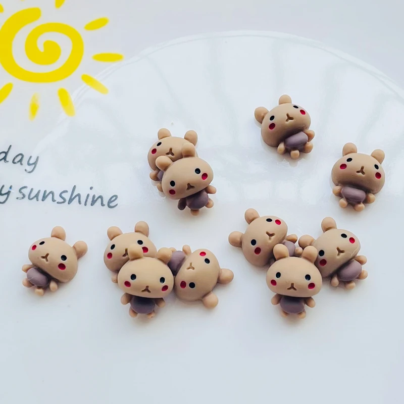 20 шт. новый милый мини-кролик из смолы 13*10 мм фотоальбом Kawaii DIY украшения