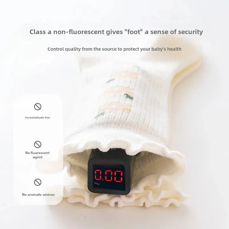 Оптовая продажа женские детские чулки для новорожденных однотонные с цветочным