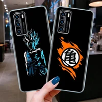 dragon ball z cute anime goku clear silicone phone case for huawei p30 p40 p20 lite p50 pro p smart z 2019 soft tpu back cover