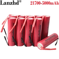 24pcs lithium 3 7v battery 21700 diy 5000mah 5c batteries for tools toy flashlight scooter led tools lamp