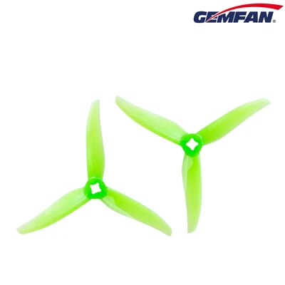 Gemfan Hurricane 4023 4x2.3 3-blade Green propeller