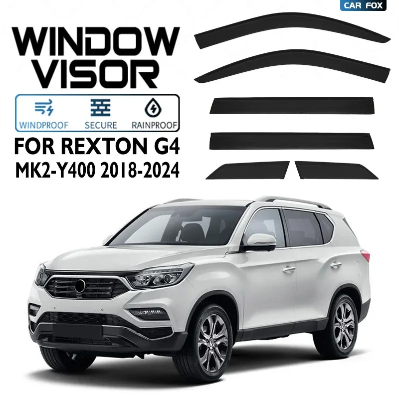 Для SSANGYONG Rexton G4 2018 + козырек на окно автомобиля, тент, навесы, лобовое стекло, боковое окно, дождевик, солнцезащитный козырек, аксессуары, Стайлинг автомобиля (art.: 3920d0386ee45) - 3920d0386ee45