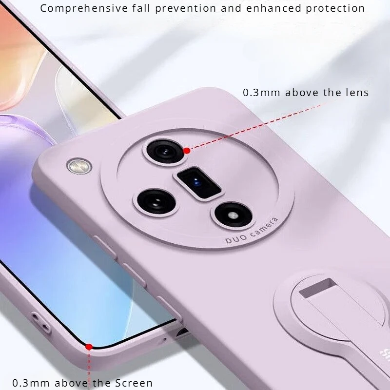 Чехол для OPPO Find X7 ультра противоударный мягкий жидкий силиконовый чехол защитная