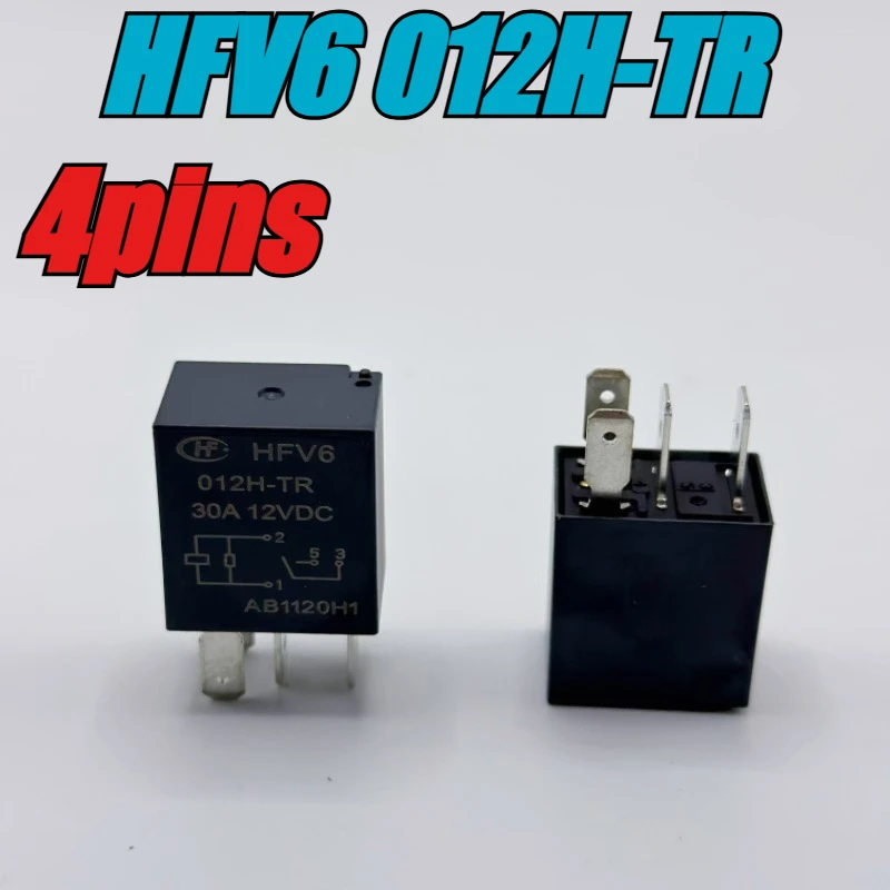 

Автомобильное реле HFV6 012H-TR 12В 4 контакта 30А