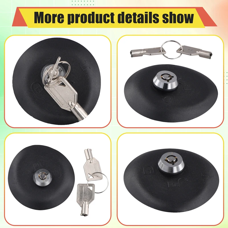 Для Ford F150 Raptor 2015-2022 Запирающаяся крышка топливной двери с замком пробки BU5Z-9C-268A