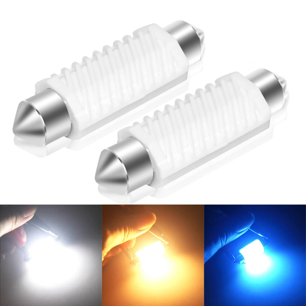 

2 шт. 39 мм 41 мм 36 мм 31 мм Festoon C5w светодиодная лампа Canbus лампа для чтения освещение на крыше освещение номерного знака кемпинговый светильник ABS водонепроницаемый