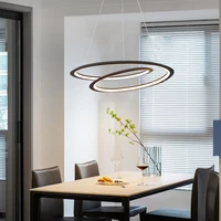 nordic pendant light gold black led dining room lamp minimalist ceiling pendant lamp for living room kitchen restaurant decor